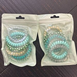 12 Spiral Hair Scrunchie | non damage hair tie